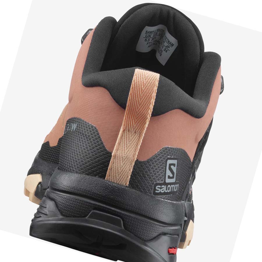 Salomon WoX ULTRA 4 GORE-TEX Kadın Yürüyüş Ayakkabısı Kahverengi | TR 2826HAP